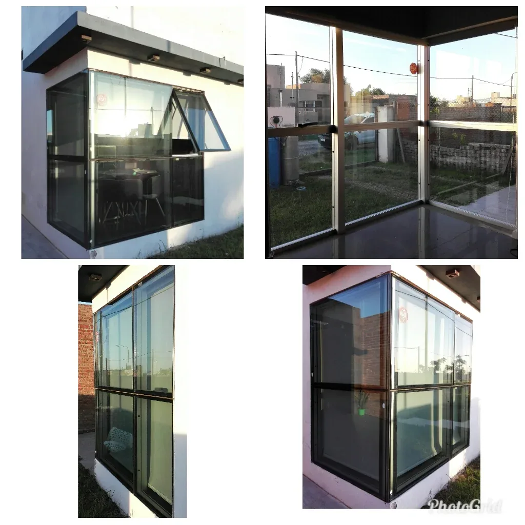 Piel de vidrios con vidrios Solar-e on clear